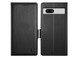 Capa Flip De Couro Sintético Com Fecho Magnético Duplo Para Google Pixel 7a Df-010