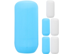 Conjunto de 6 camadas de silicone para viagem para garrafas: Camada elástica