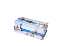A Nova Caixa De Tecido De Madeira 1pcs