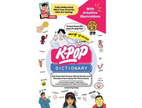 Livro KPOP Dictionary de Woosung Kang (Inglês)