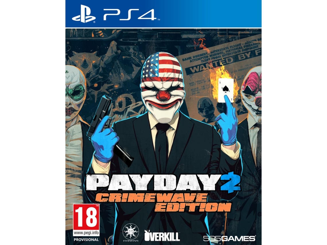 Jogo PS4 Payday 2 (Crimewave Edition)