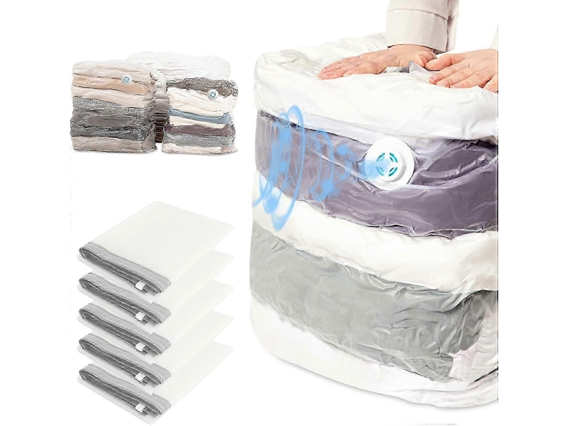 Sacos De Armazenamento A Vácuo, Vácuo Para Conjuntos Cama, Dobráveis, Simples Usar, Premium.