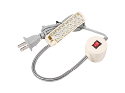 2026 luz para Máquina de Coser com Base Magnética e Pescoço de Cisne, 20 Leds, Flexíveis e Montagem Prática