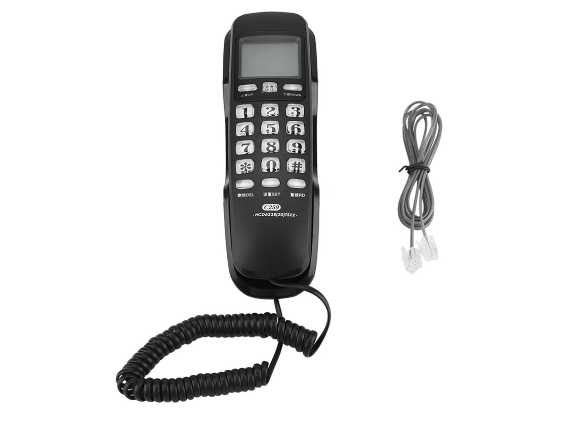 Telefone De Parede Com Reconexão Automática E Cancelamento De Ruído