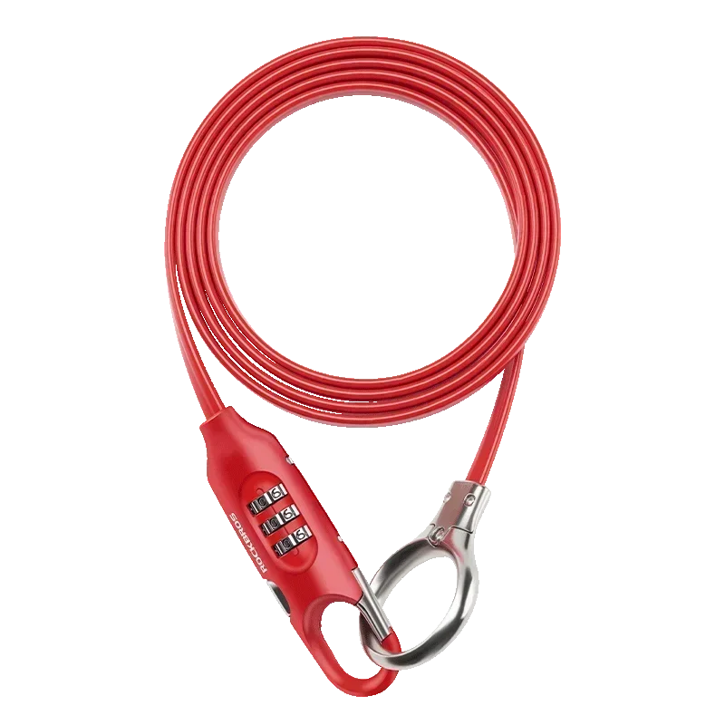 Cadeado MDUG portátil, alta segurança, vermelho