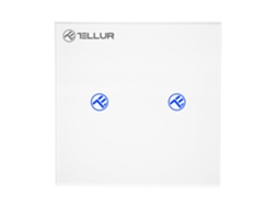 Tellur Smart Wifi Switch Ss2N Com/Sem Neutro 2 Portas 1800W 10A