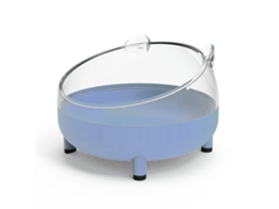Tigela para Animais de Estimação com Pés Antiderrapantes, Elevada em 4 Cm, Removível, Sem Rebarbas, Azul AQUAFORGE