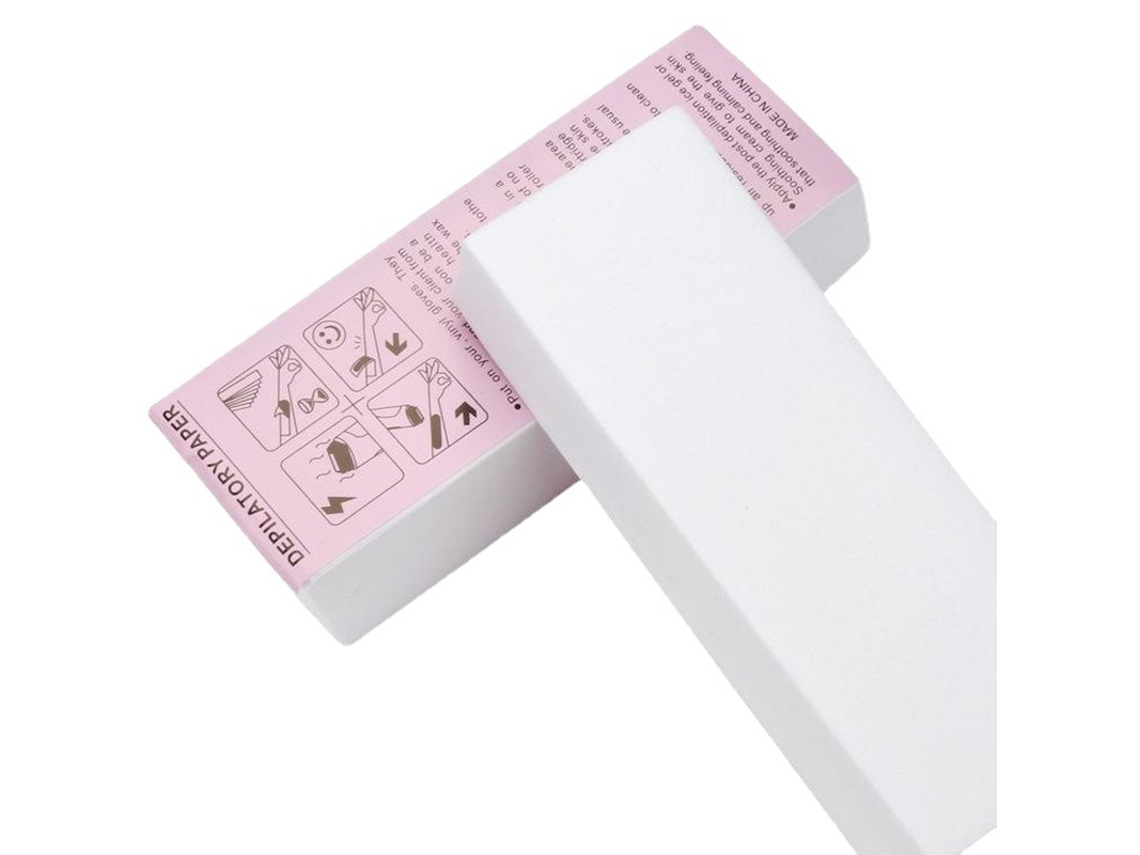 Papel Depilatorio Desechable Cera Facial Cuerpo 100pcs