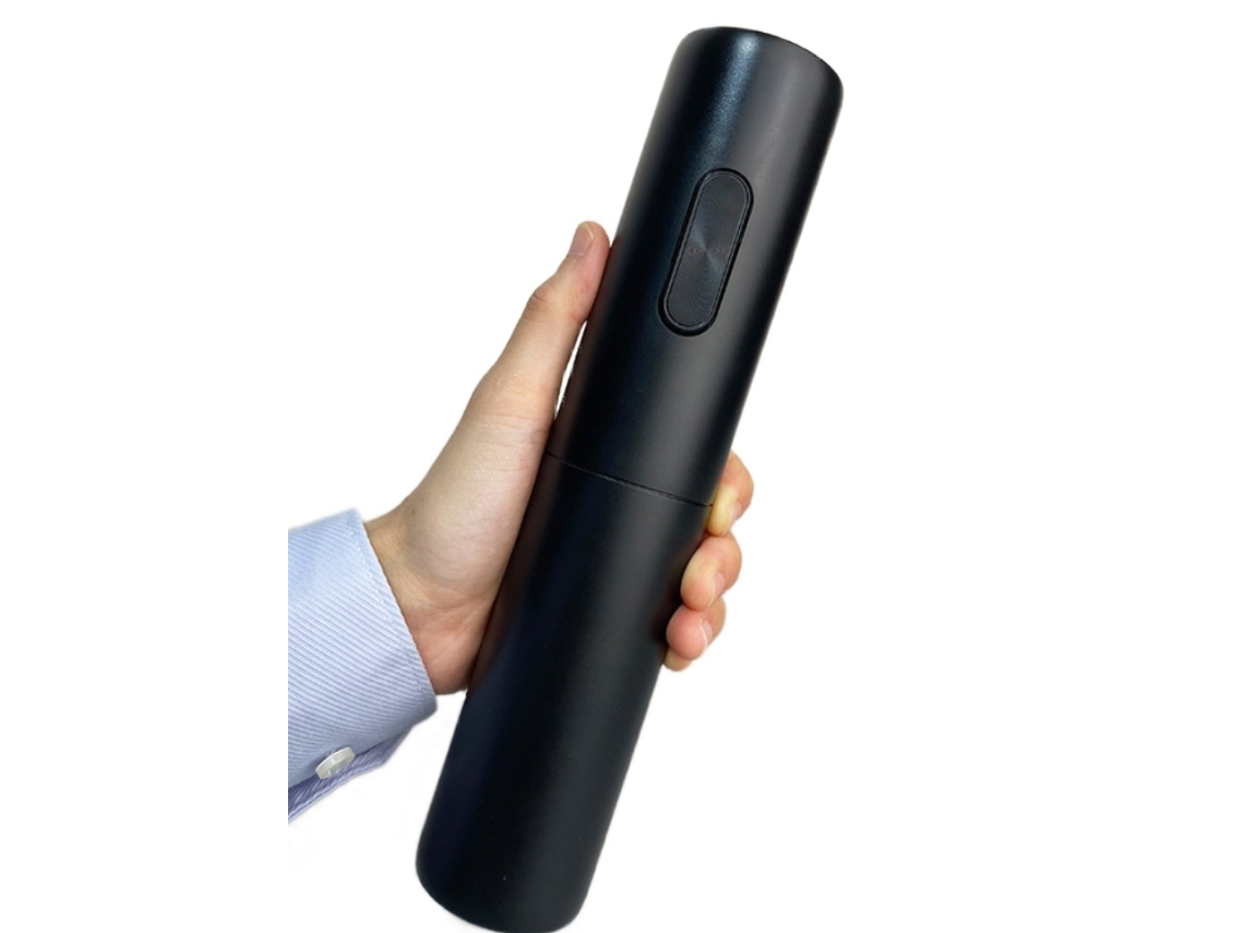 Lurelia Abridor De Vinho Elétrico Automático Em Aço Inoxidável, Preto