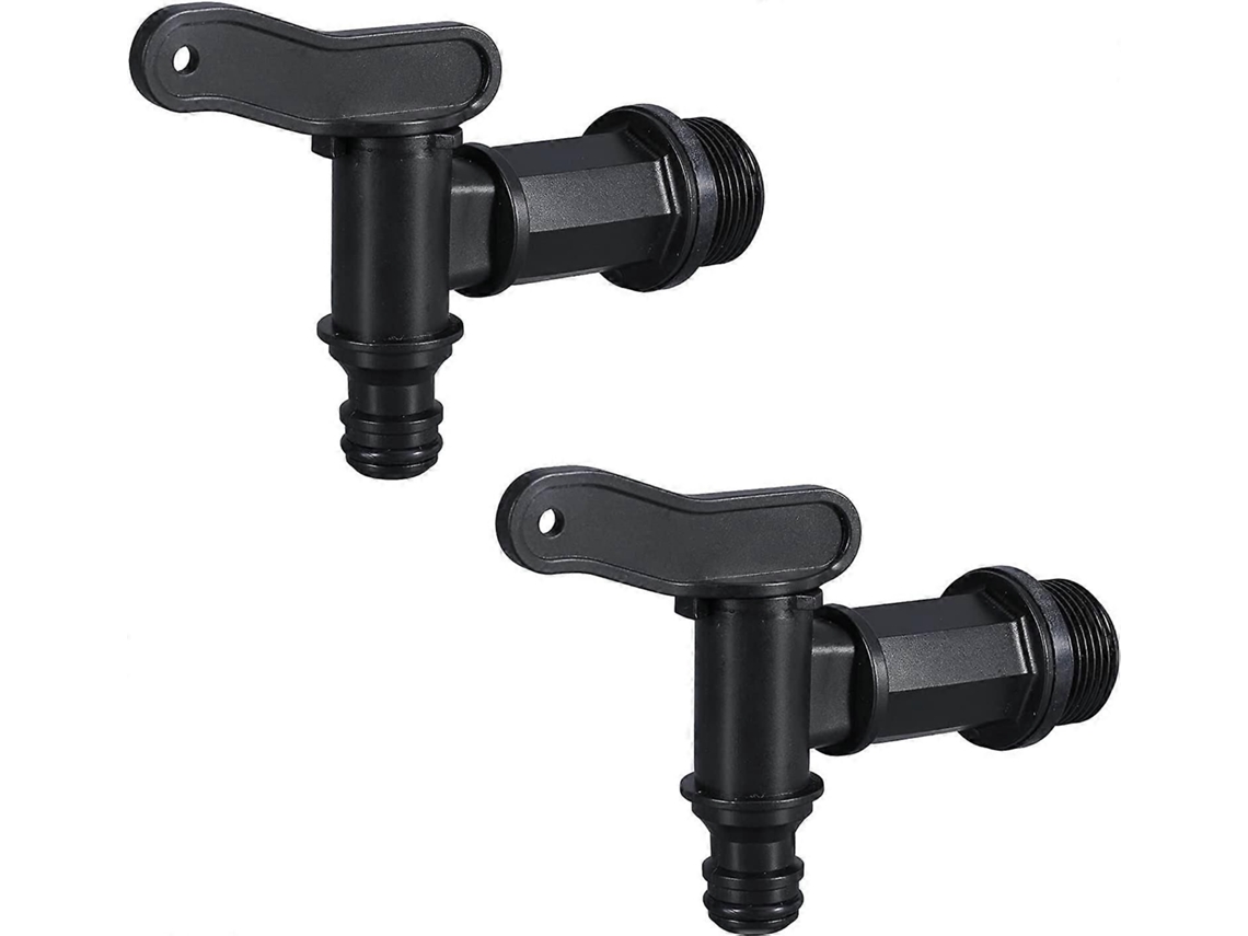 Adaptador De Torneira Para Tanque Plástico, Caixa Ibc E Mangueira De Jardim, 3/4 Polegadas (2 Unidades)
