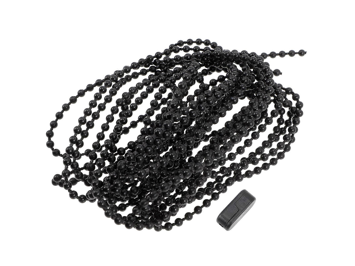 Conjunto De Varão Para Cortina Com Contas, Cordão Para Cortina De Enrolar E Corrente Com Fivela Aquaforge