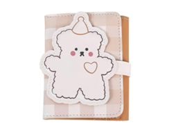 Carteira Kawaii, Porta-cartões com design animado, Bolsa de bagagem, Bolsa com zíper para meninas Neveance