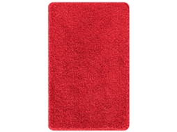 Conjunto 3 Conjunto De Tapetes De Banho Vidaxl Vermelho Polipropileno (50 X 80 Cm)