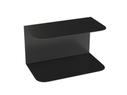 Mesa de cabeceira de parede Notodden em aço, 40x23x23 cm EN.CASA