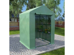 Vidaxl Estufa Com Prateleiras 143x143x195 Cm Aço