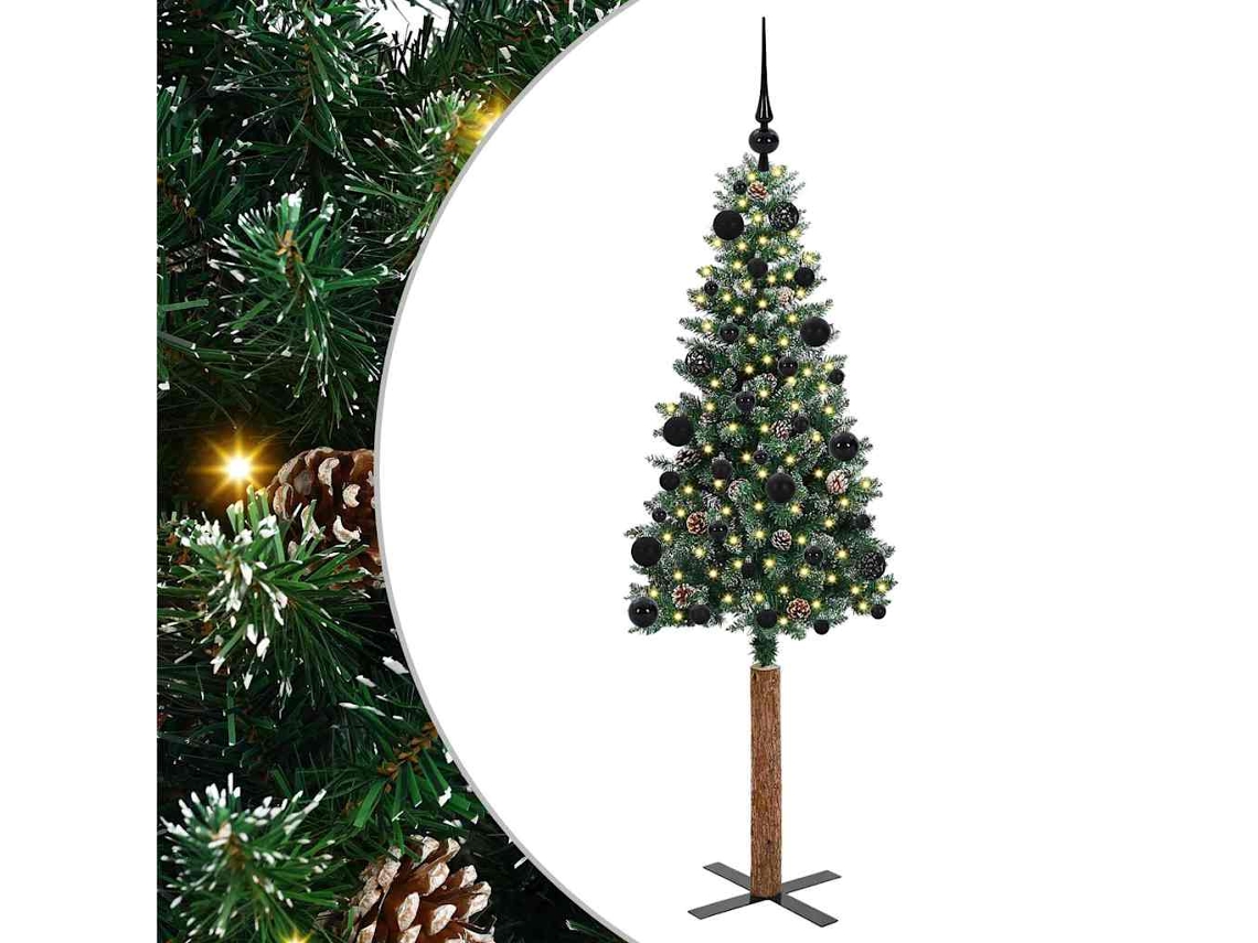 Conjunto 1 Árvore De Natal Vidaxl Verde Pvc (150 Cm)