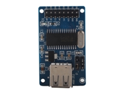 Módulo USB HW 252A CH376 para Pen Drive com Porta Paralela 8 Bits e Serial Assíncrona
