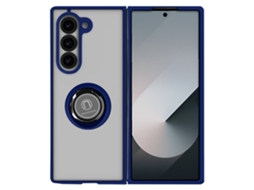 Lurelia Capa Com Anel Para Samsung Galaxy Z Fold 6 Silicone