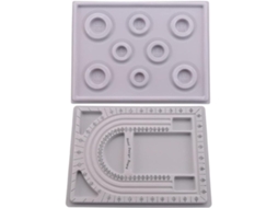 Bandeja De 2 Peças Com Design De Miçangas Para Colares E Pulseiras.