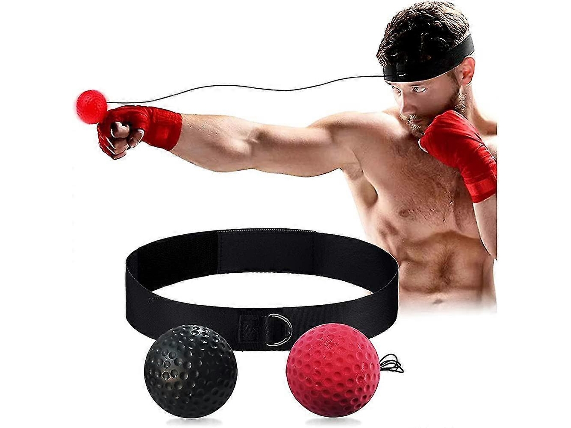 Bolas Reflexas De Boxe, 2 Peças Heilwiy Gift Punching Ball On String Com Ajustável Hengjian