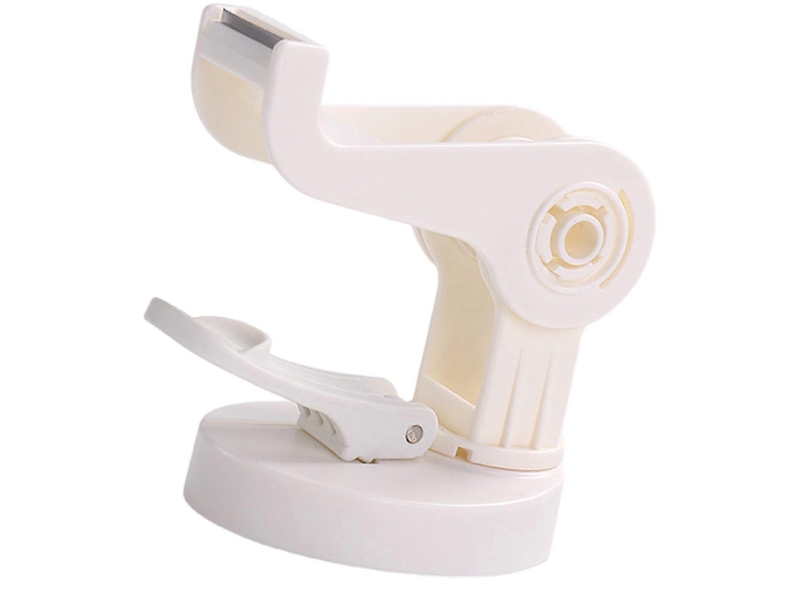Dispensador de Fita Adesiva com Base Ventosa, Cortador Precisão Rotação 360° para Escritório e Artesanat O. GOKOCO