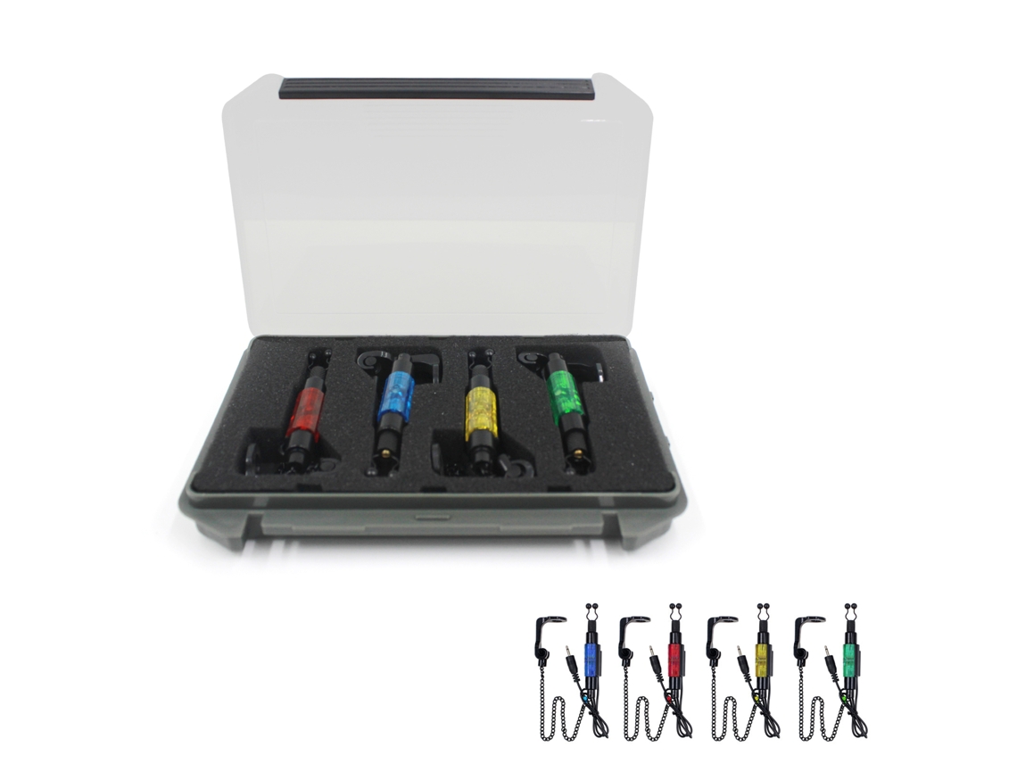 Indicadores Led para Pesca com Estojo 4pcs