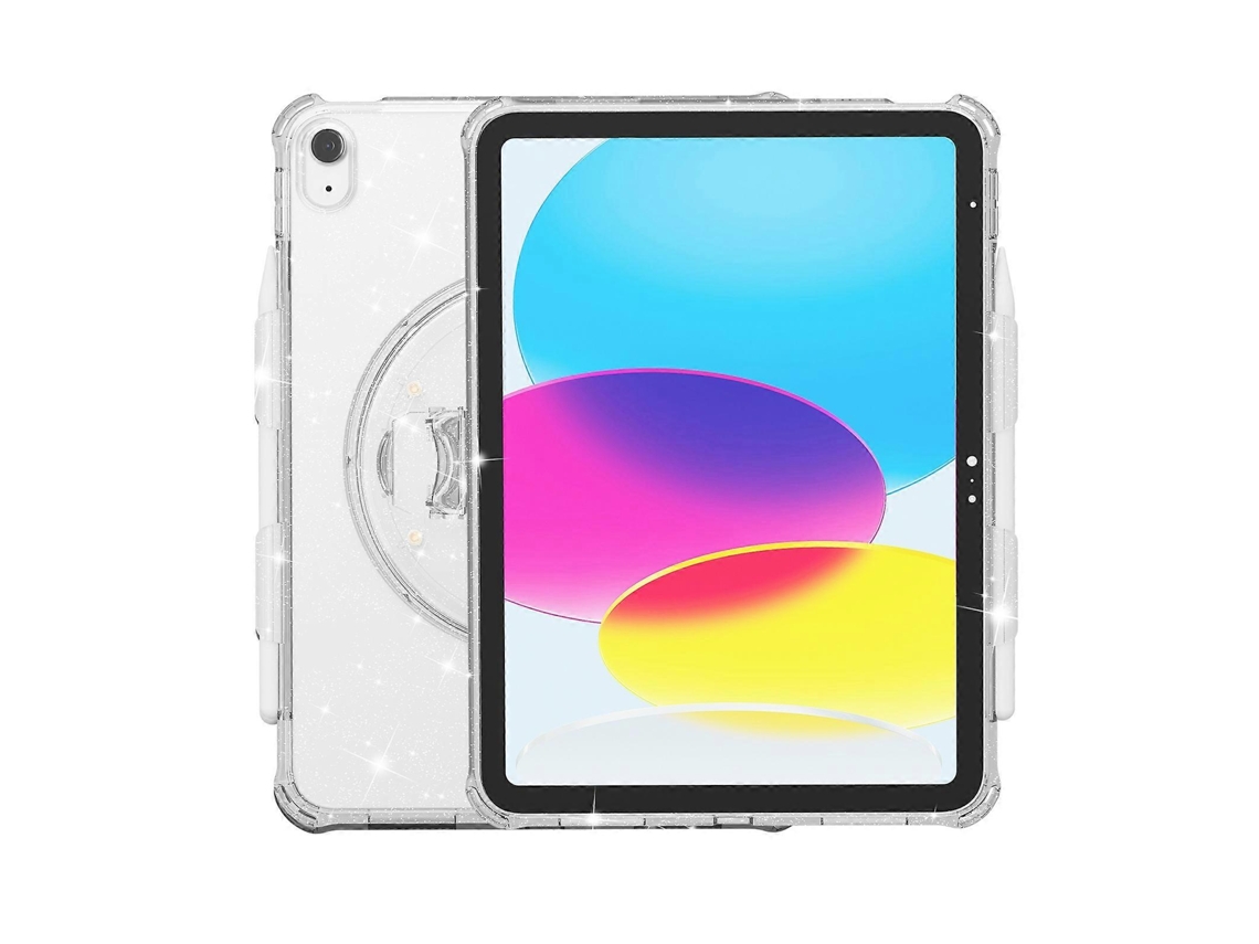 Capa Terminator Glitter, capa com suporte à prova de choque para iPad 10ª geração 2025/2022 (10,9 polegadas, 2022) WeBake