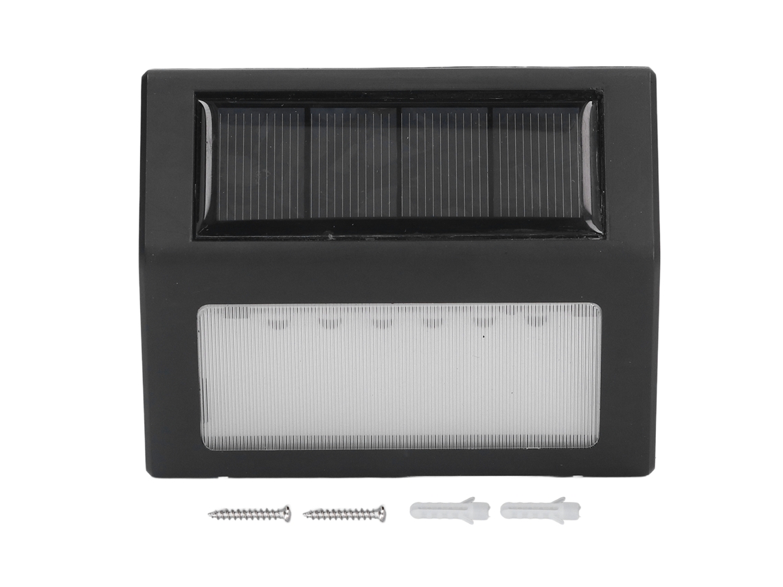 2026 lâmpada Solar de Parede Led com 6 Lâmpadas, Função Automática, 10000h, Tamanho Pequeno para Corredor, Escada, Jardim, Pátio