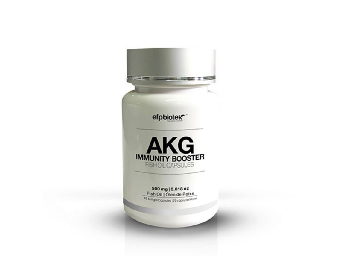 Suplemento Alimentar EFP BIOTEK Akg Immunity Booster (70 SoftGels)