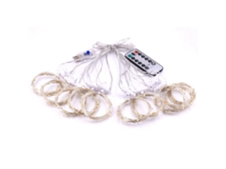 2026 luz de Cortina de Cable de Cobre 3x3m 300led com Controle Remoto Usb para Decoração Festiva Roxa
