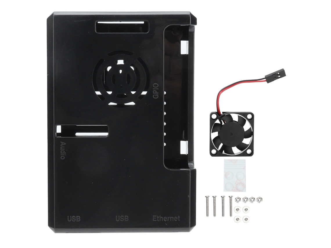 Capa Abs para Raspberry Pi 4 Modelo B com Base Antiderrapante