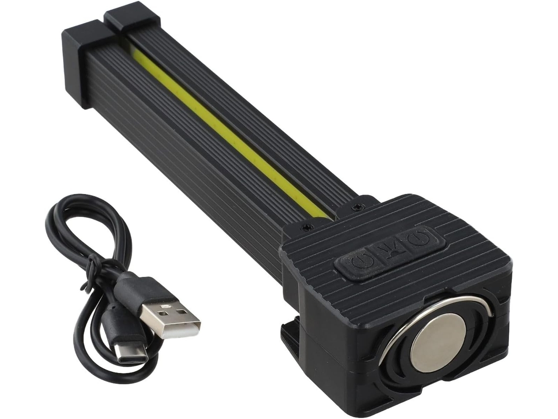 Lanterna De Trabalho Led Portátil Com 7 Níveis Intensidade E Base