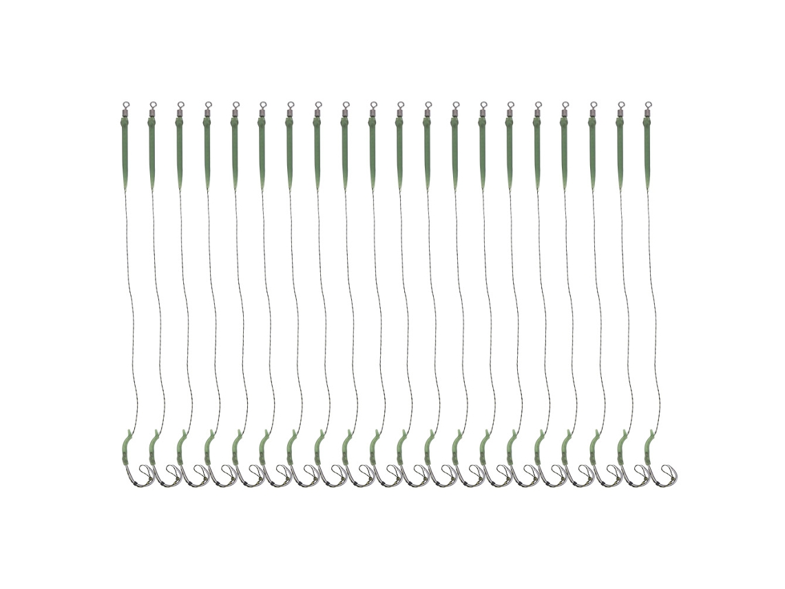 Hooks de Pesca Aço Inoxidável 20pcs 4