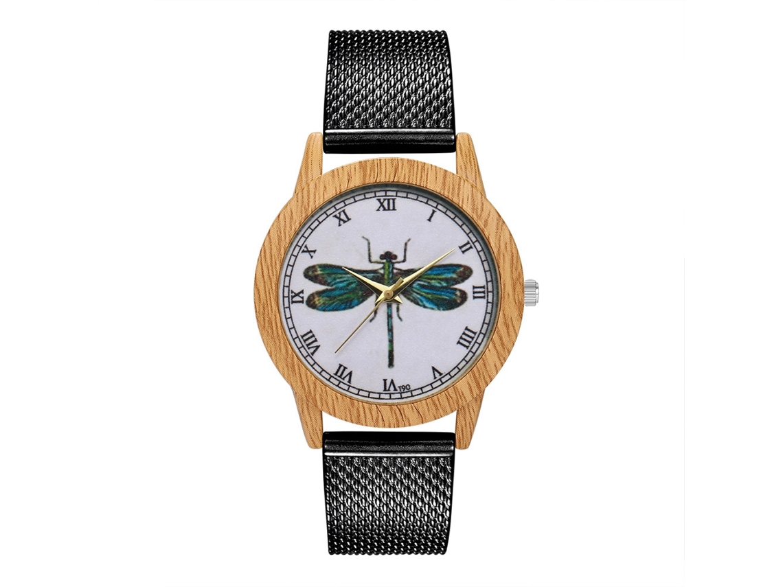 Reloj Casual Unisex T90-f De Cuarzo Con Correa De Silicona Negro