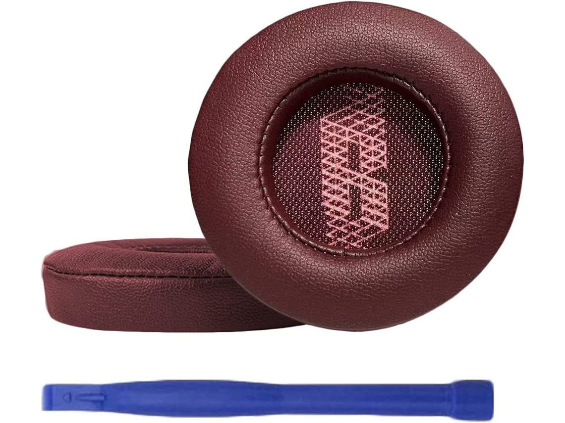Almofada para Auscultadores JBL LIVE 400BT de Orelhas de Espuma Macia VERMELHO XIAOMOYU