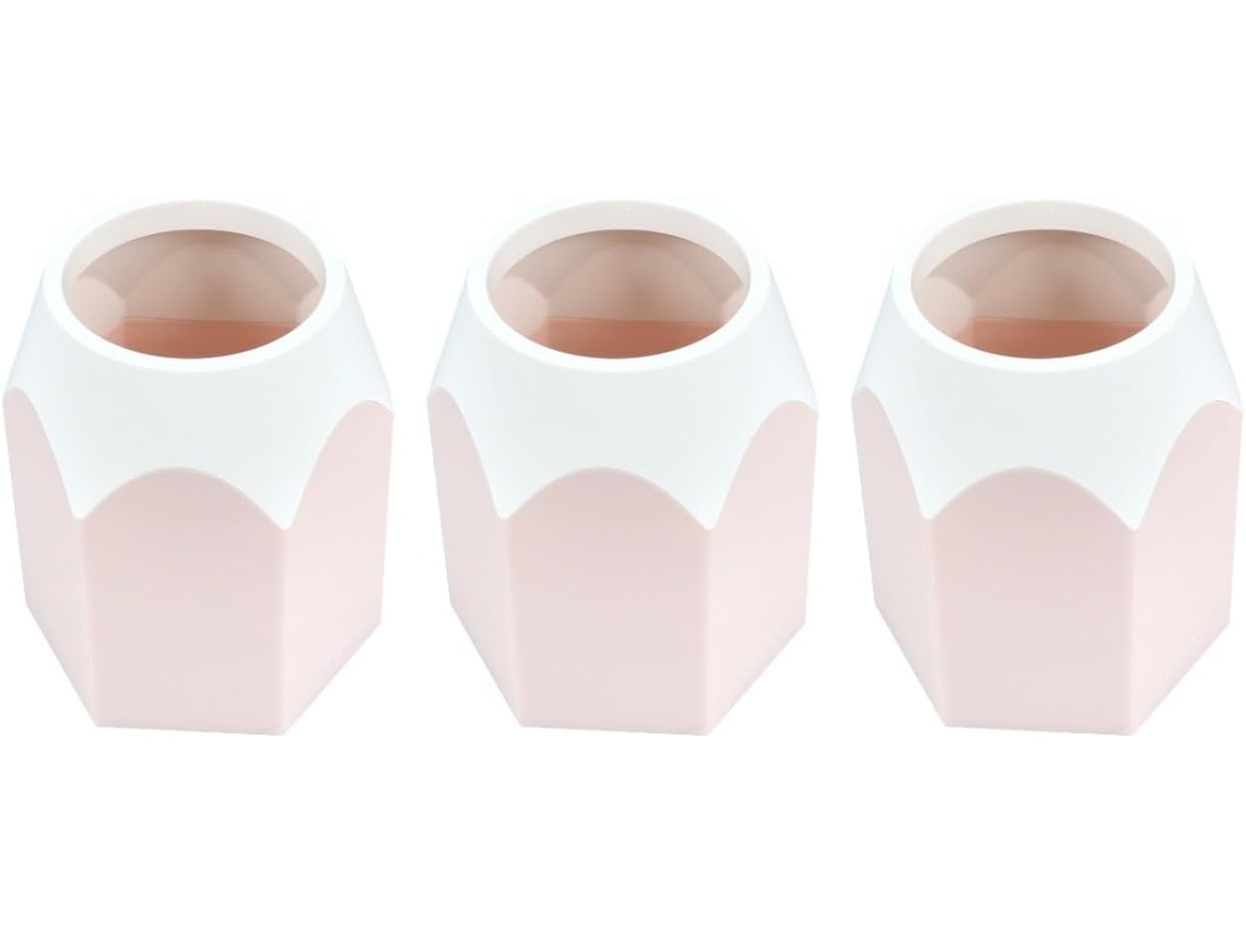 Shineofi Organizador De Lápis Grande 3 Peças Maquiagem E Artigos Papelaria, Estojo De Armazenamento Mesa, Cor