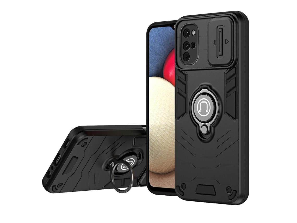 Capa Para Celular Com Suporte De Anel Para Motorola Moto G22