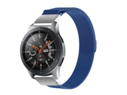 Bracelete Pulseira Milanese Mesh para Garmin Marq Aviator Performance Edition Azul