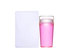 2026altiro-conjunto De Estampas De Uñas De Silicona Transparente Con Tapa Y Scraper Herramienta De Manicura
