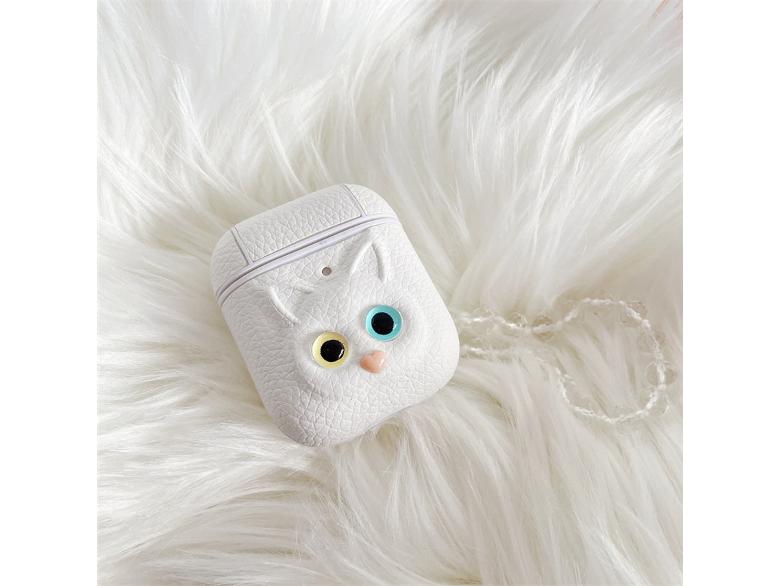 Estojo Antichoque EOOCOO para Airpods Pro com couro