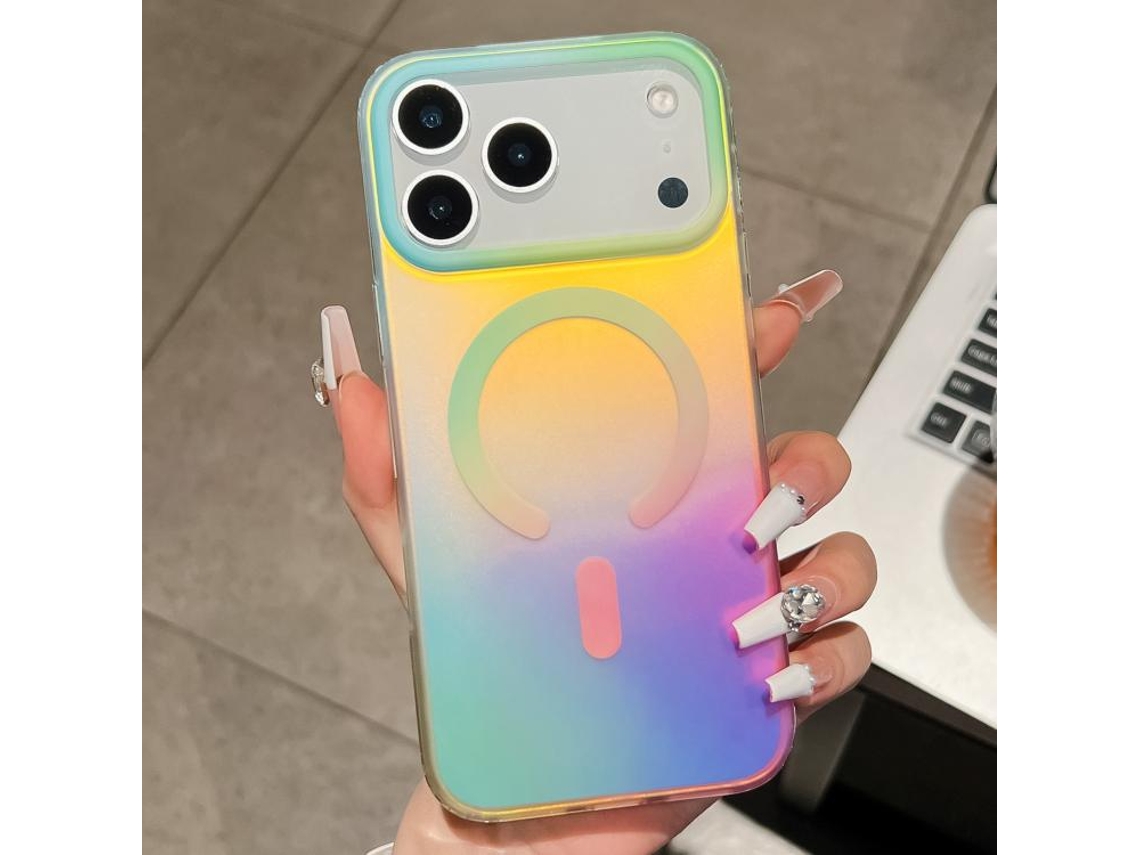 Capa Para Iphone 17 Pro Max Shell Ink Gen2 Gradient Magsafe Pc Híbrida Tpu