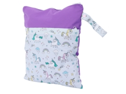Primerox bolsa de Fraldas com Duas Fechaduras Zipper para Bebê, Design de Selo e Seco, 35x30cm
