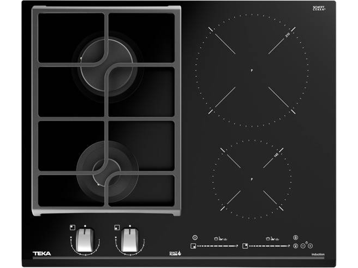 Placa de Gás e Indução TEKA JZC 64322 ABN BK (Elétrica e Gás Natural ...
