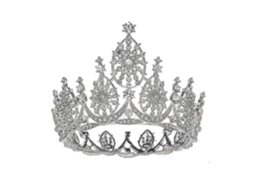 Coroa De Cristal Dourada Para Casamento, Aniversário, Topo De Bolo, Tiara Para Baile De Formatura, Presente De Natal Hengjian