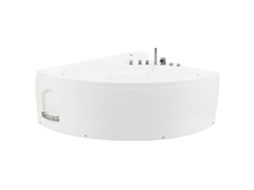 Banheira de hidromassagem elegante BELIANI Pelican de Acrílico Branco 165x206x73