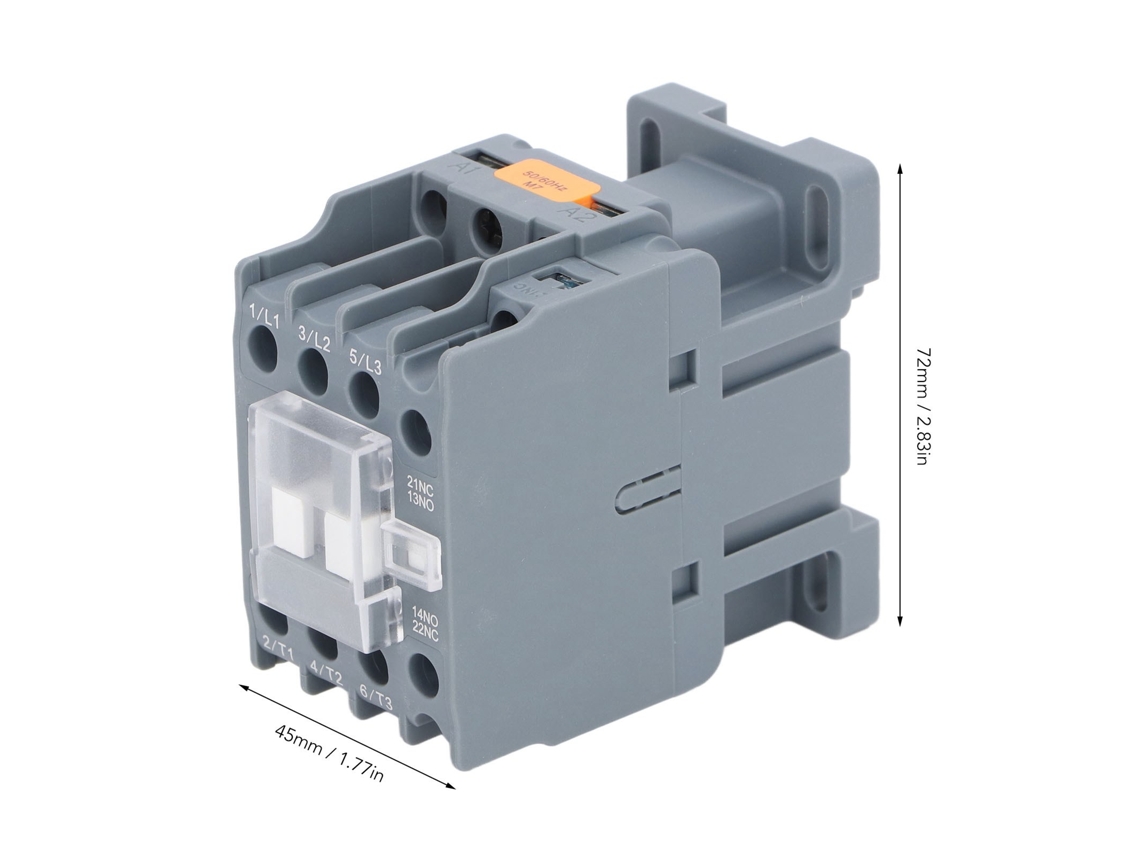 Laxiscreed Contactor Ac De 3 Polos Com Contactos Em Prata Para Aplicação Industrial