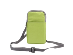 Bolsa Bandolera para Teléfono y Esporte con 3 Bolsillos Verde S/MARCA 2026