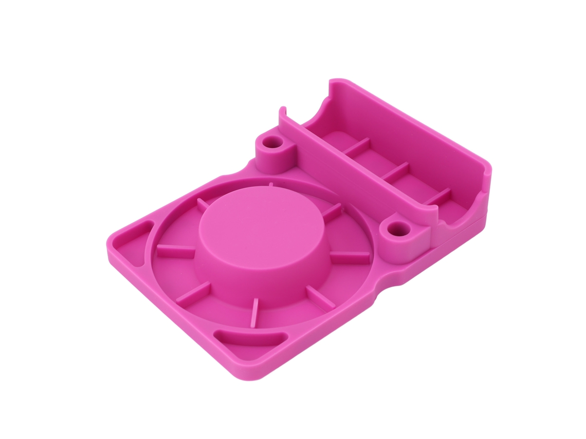 Eyf suporte de Secagem de Copos e Garrafas de Silicone com Apoio para Tampas e Canudos Vermelho Rosa