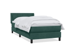 Box Spring Bed, Box Spring Beds Vidaxl Verde Veludo (80 X 220 Cm)