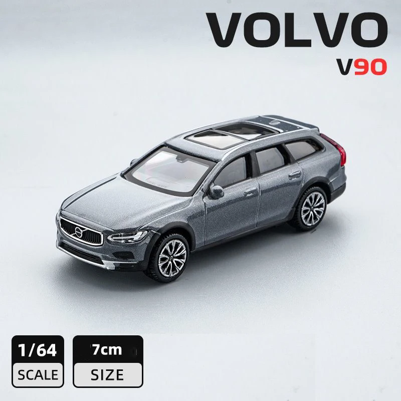 (cinza) Miniatura De Carro Em Liga Metálica Na Escala 1:64, Modelo De Carro De Brinquedo Para Crianças